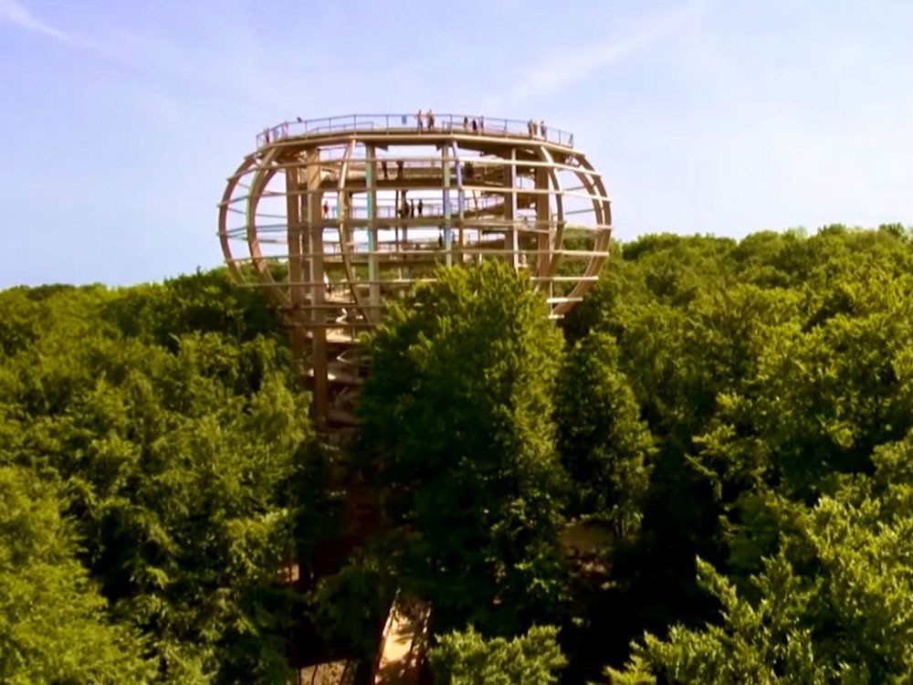 Baumwipfelpfad in Heringsdorf Baumwipfelpfad mit Aussichtsturm in Heringsdorf auf Usedom