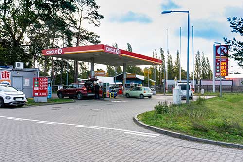 Tanken in Swinemünde