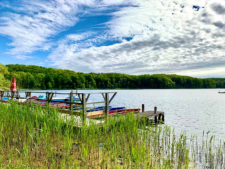 Wolgastsee auf Usedom Bootsverleih