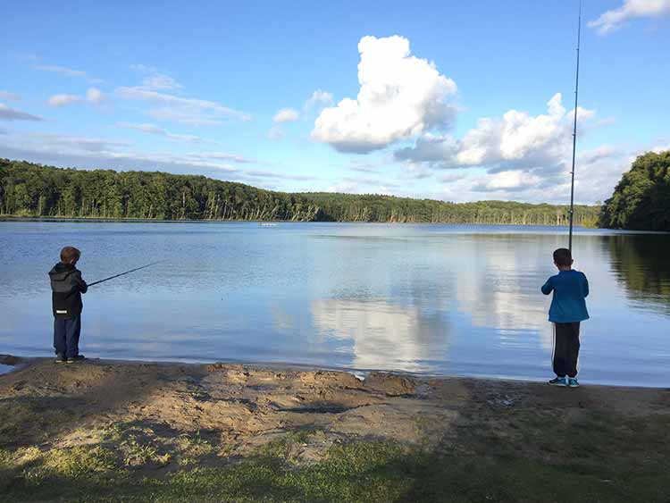 Angeln am Wolgastsee auf Usedom