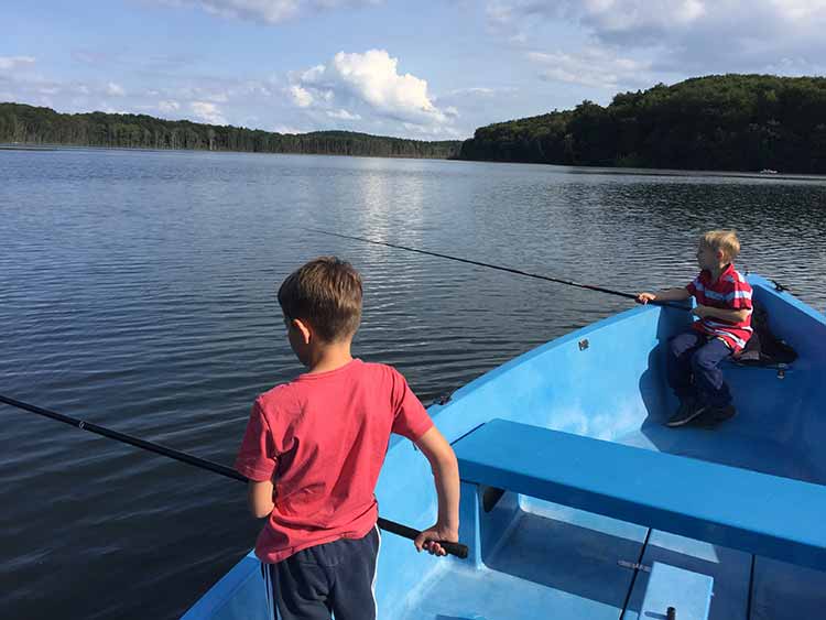 Angeln am Wolgastsee auf Usedom