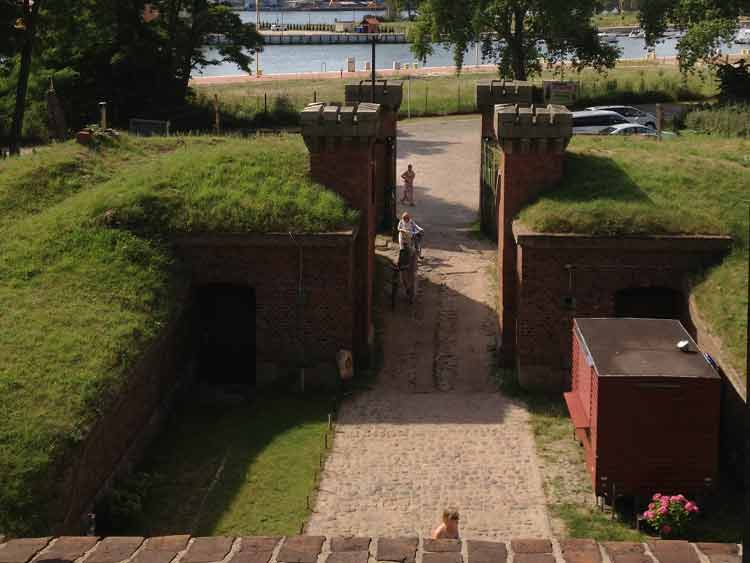 Fort Aniola Swinemünde Blick nach aussen