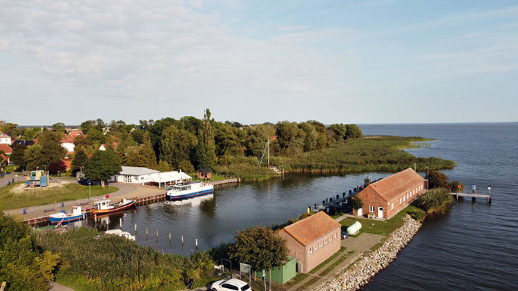 Hafen Karnin Luftaufnahme