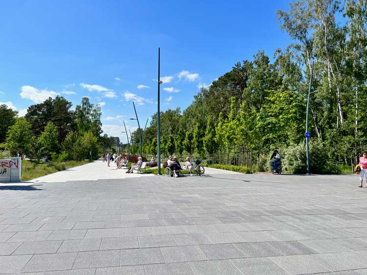 Promenade in Swinemünde