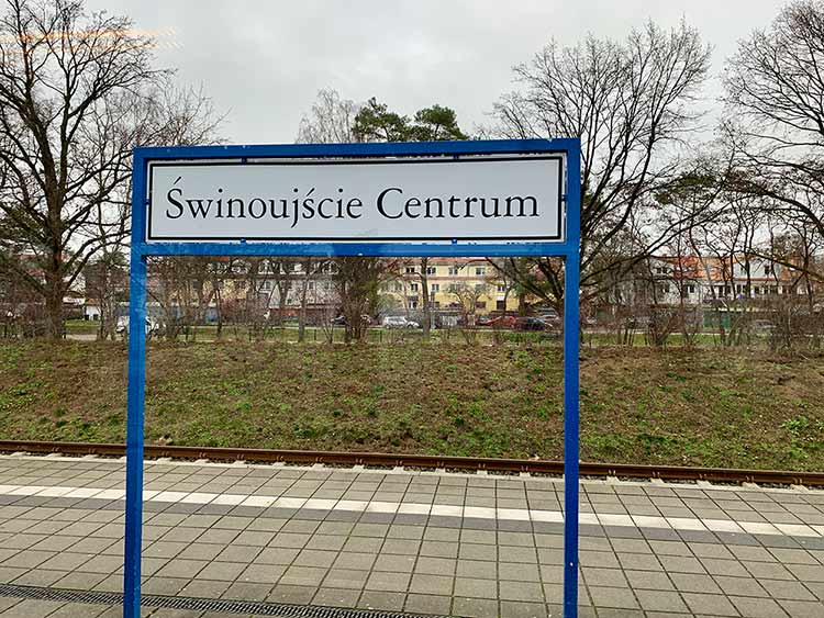 Bahnhof Swinemünde auf Usedom