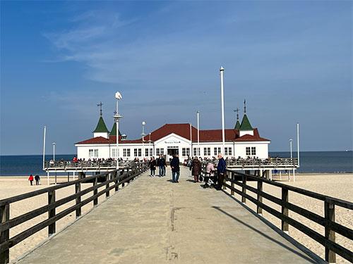 Insel Usedom entdecken Seebrücke Ahlbeck