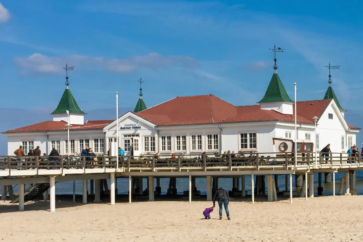 Ahlbecker Seebrücke an der Ostsee