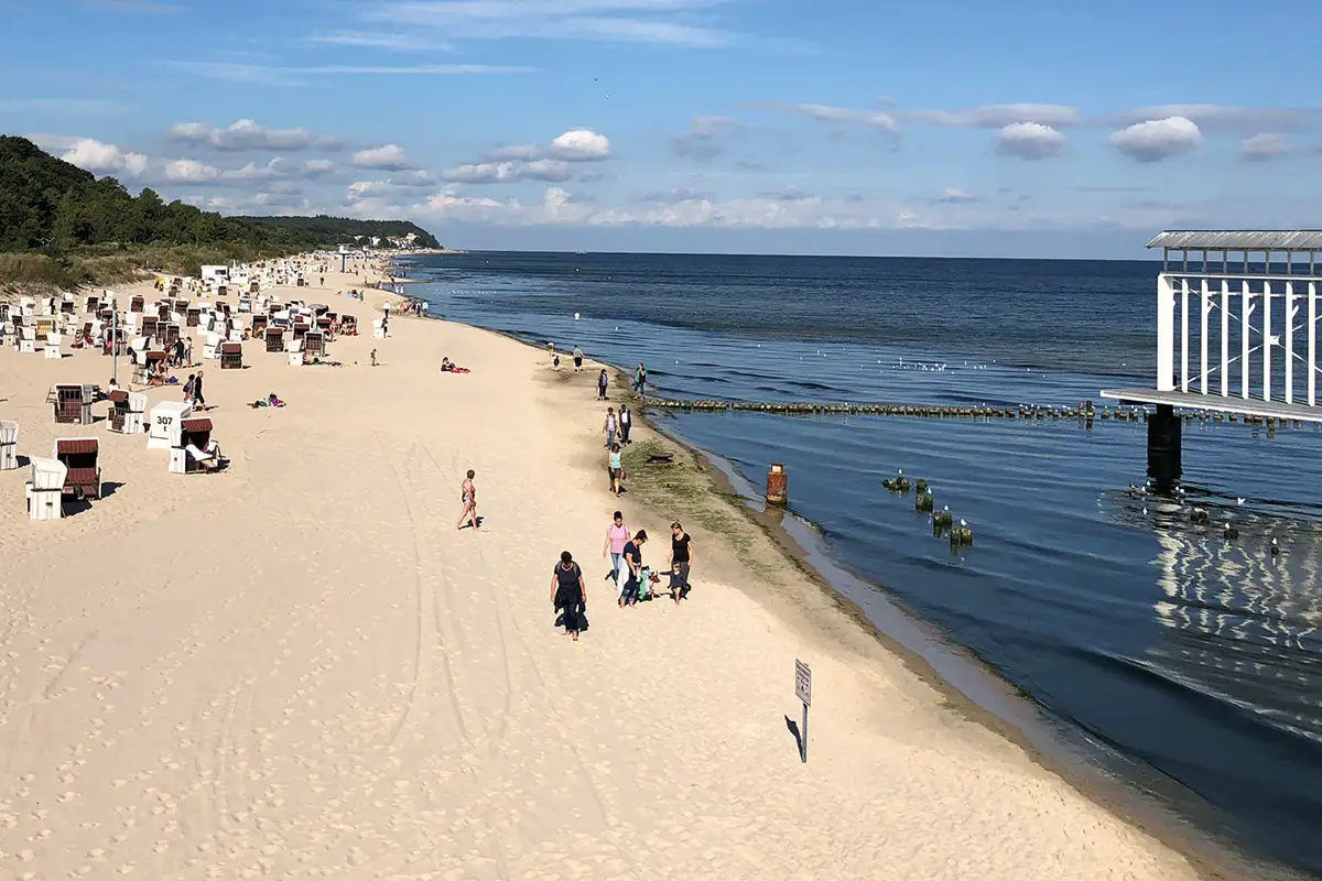Strandpromenade in Heringsdorf