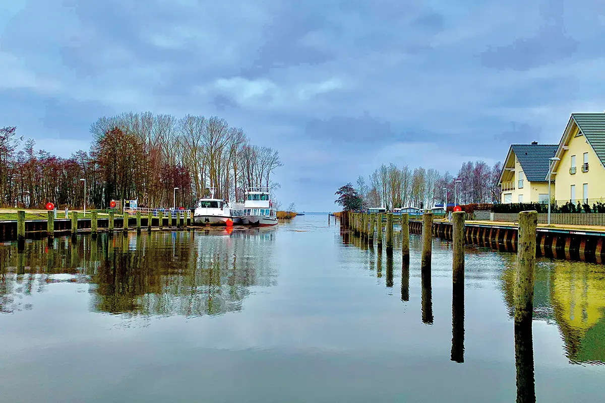 Hafenanlage in Ückeritz auf Usedom