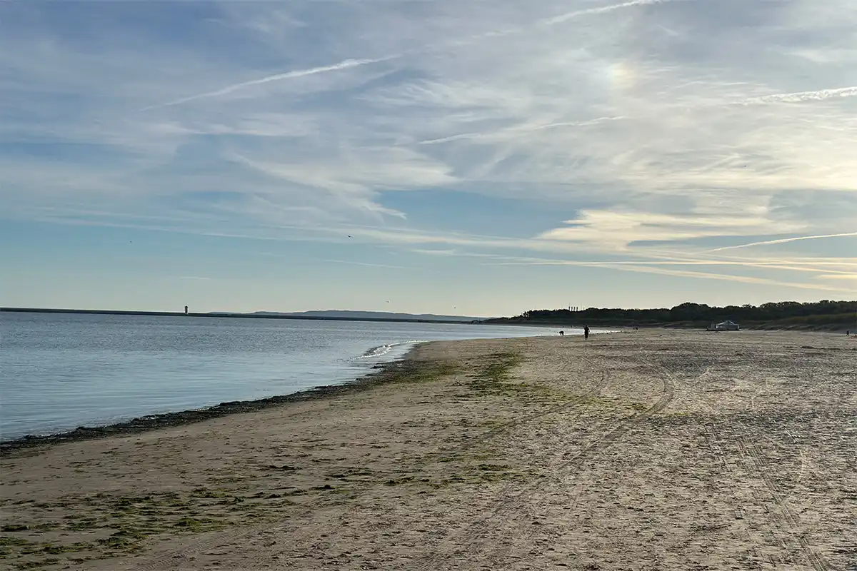 Hundestrand Swinemünde Strandabschnitt in Swinemünde an der Ostsee