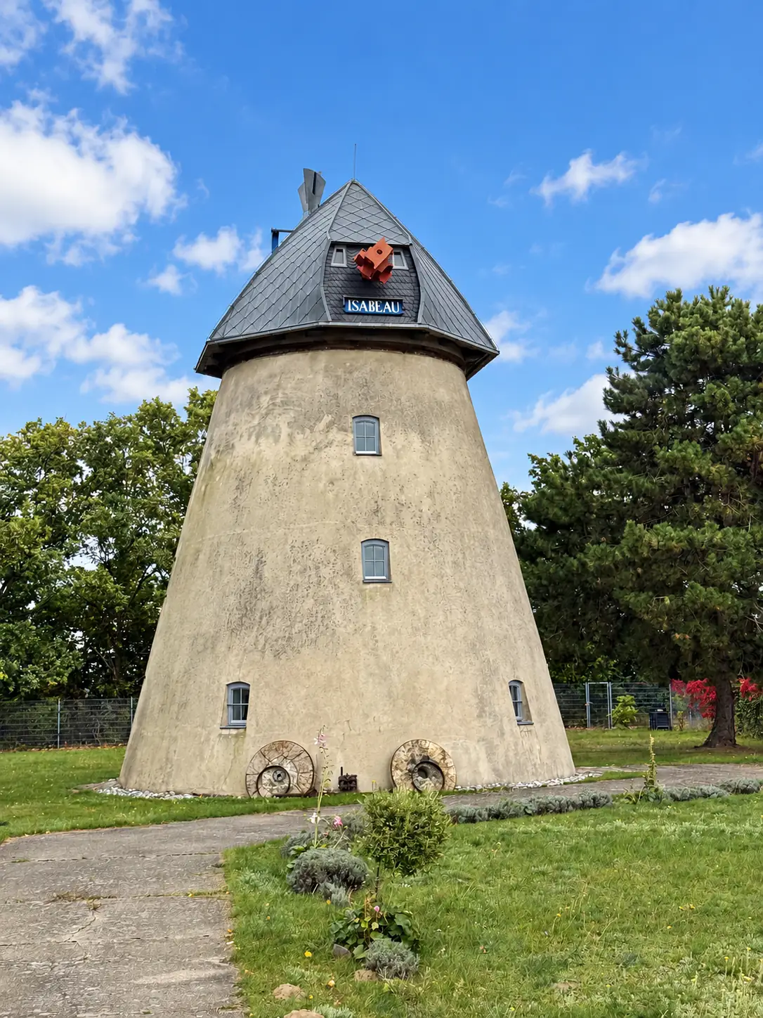 Historische Windmühle in Kamminke auf Usedom
