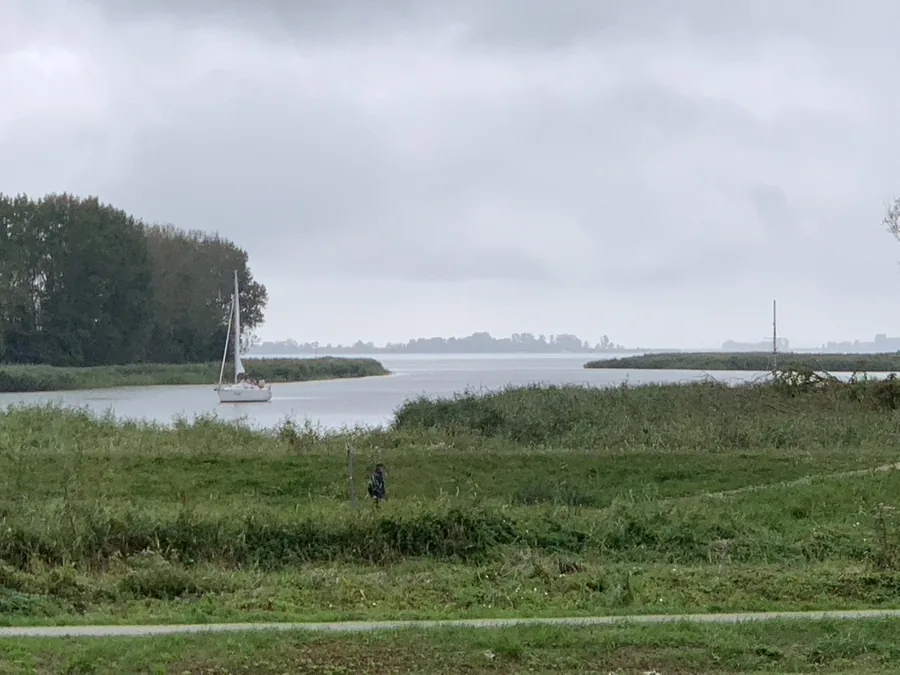 Achterwasser an der schmalen Landenge zwischen Koserow und Zempin auf Usedom